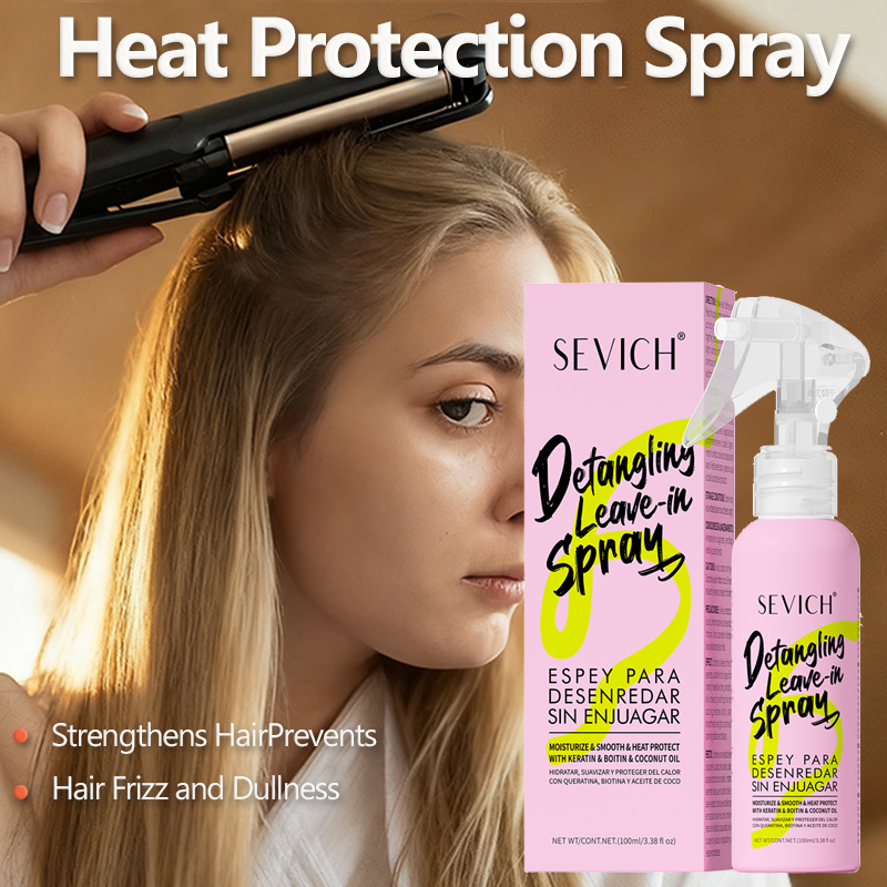 Hair Care Heat Protectant - Hitzeschutzspray, thermisches Schutzserum, feuchtigkeitsspendendes Haar, schützt