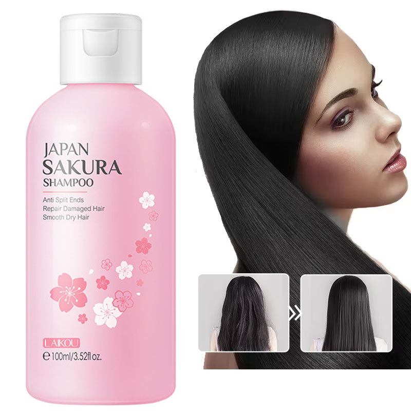 Hair Care In Japan - LAIKOU Japan Sakura Shampoo Reparatur geschädigtes