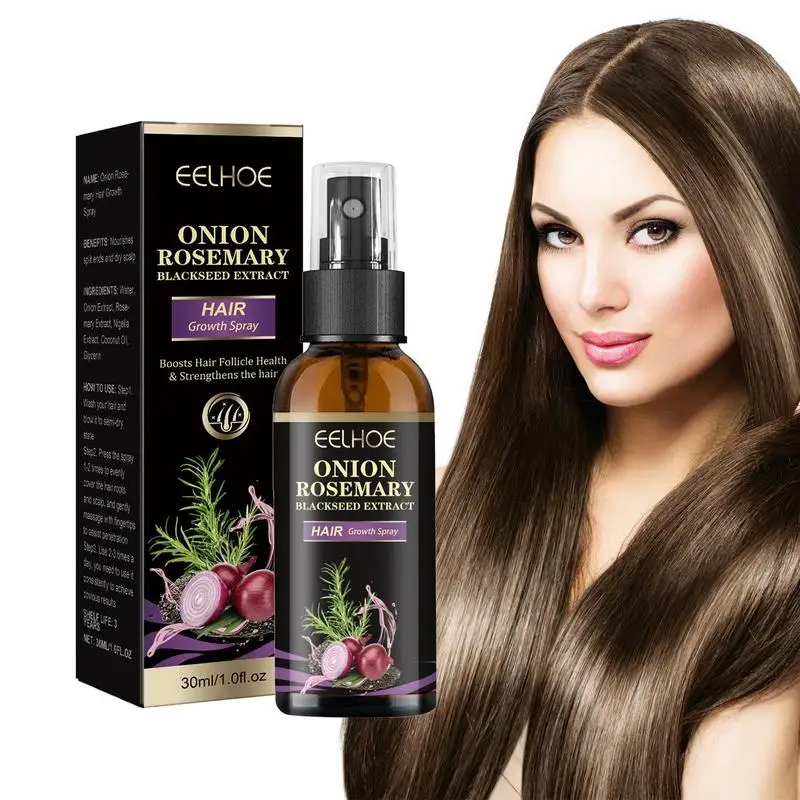 Hair Care Ordinary - 30 ml Zwiebel-Rosmarin-Anti-Haarausfall-Serum, schnelles Haarwachstum, Pflegespray
