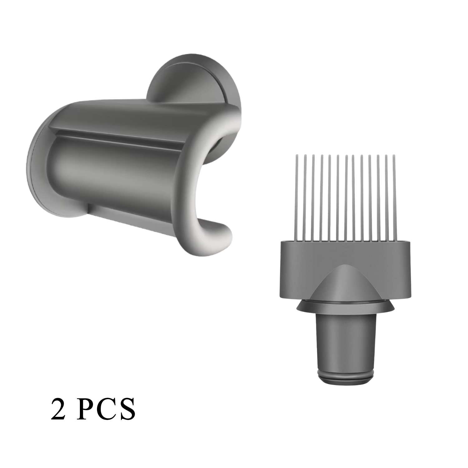 Detangling Wide Comb - 2-teiliges Magnetset: Verbesserter breiter Zahnkamm und