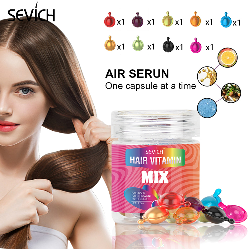 Hair Care Vitamin E - Sevich Haar-Vitamin-Kapsel, Keratin-Öl, repariert geschädigtes Haar,