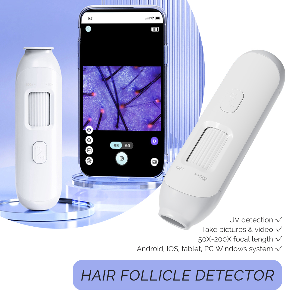Hair Porosity Test - Neue 50X-200X Haar Follikel Kopfhaut Detektor