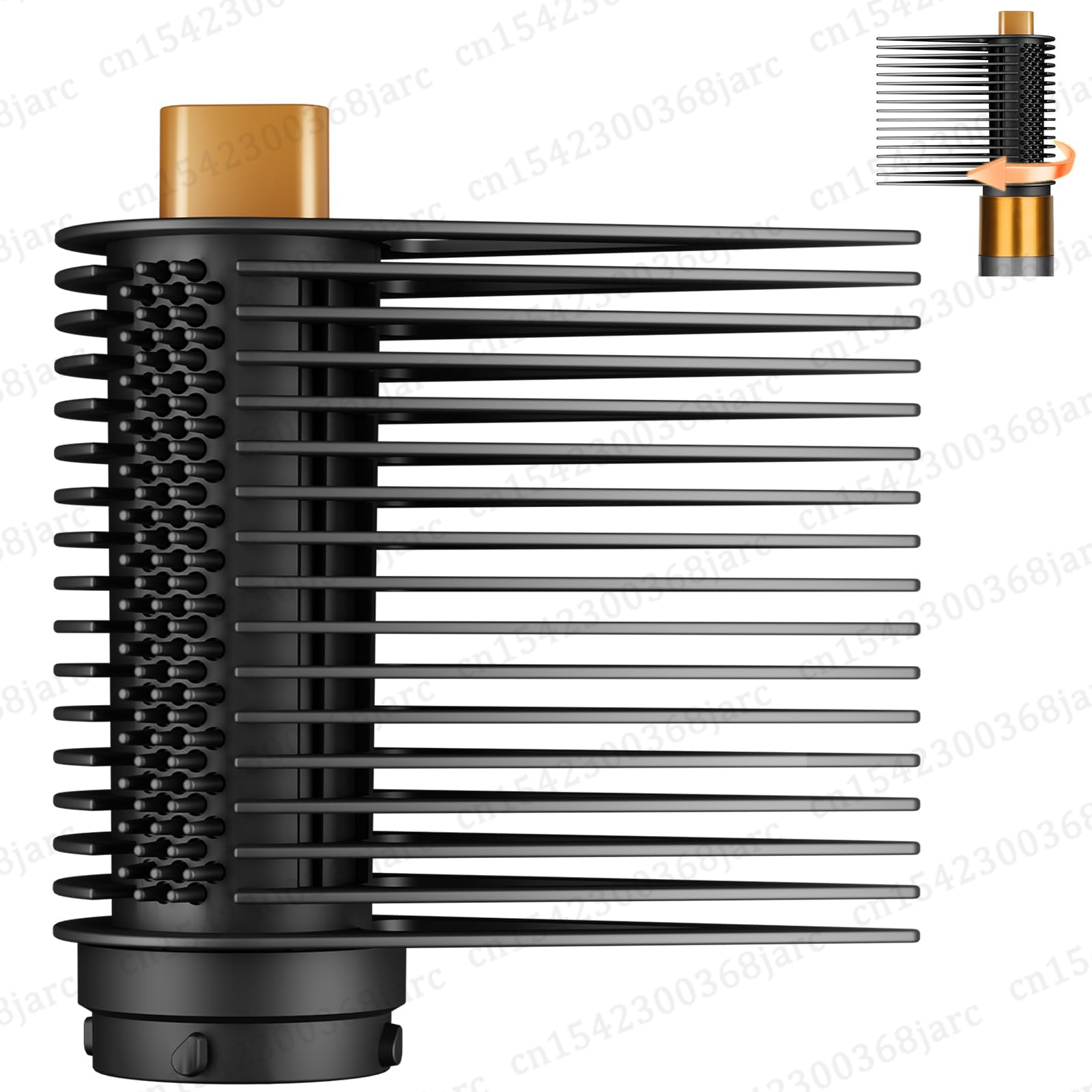 Detangling Wide Comb - Verbesserter Weitgezahnter Spannungskamm für Dyson Airwrap