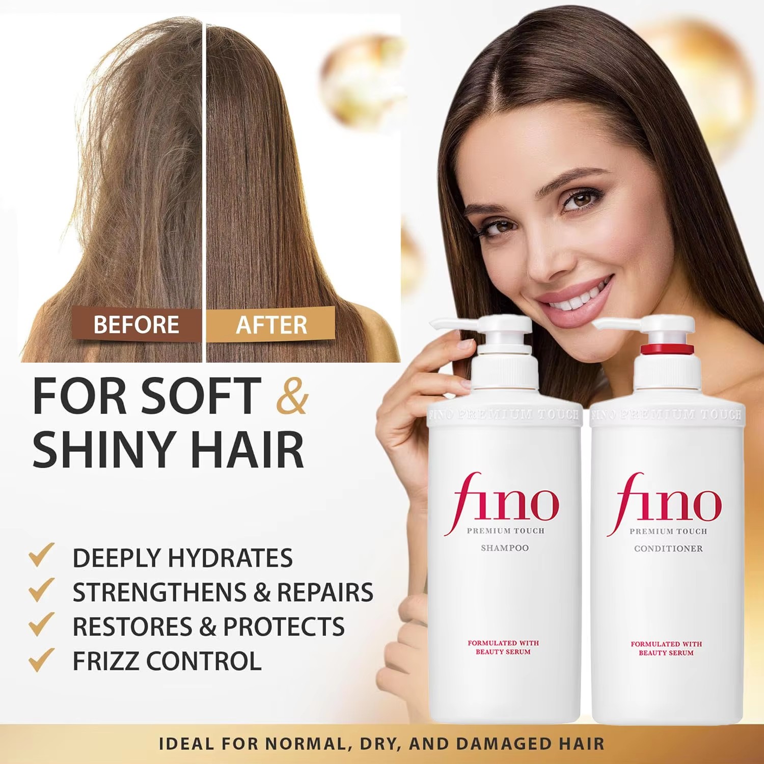 Hair Care In Japan - Original Japan FINO Haarmaske, Reparatur beschädigter