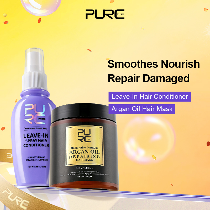 Hair Care Vitamin E - PURC 250 g Marokko-Arganöl-Haarbehandlungsmaske + 55