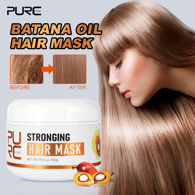 Hair Care Vitamin E - PURC Haarmaske, Batana-Öl, glättend, glättend, repariert