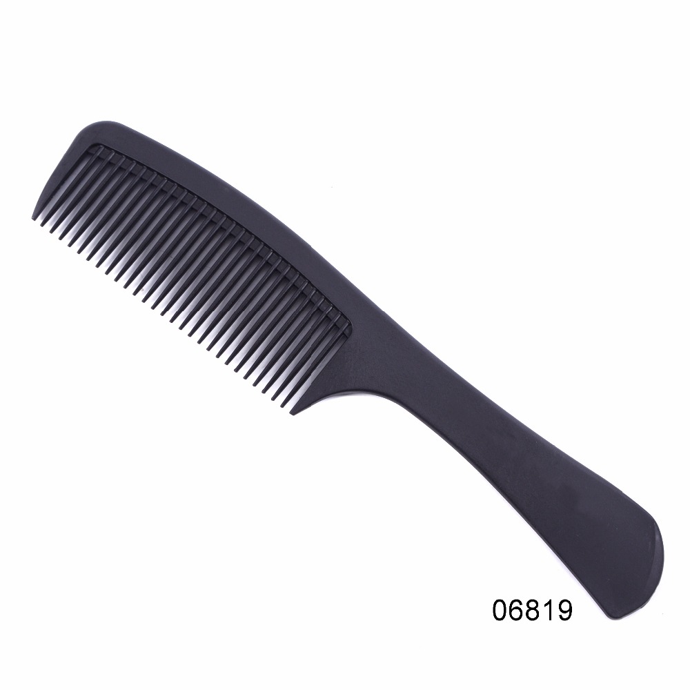 1PCS Zähne Schwarz Kunststoff  – Detangling Wide Comb Bewertung und Preis
