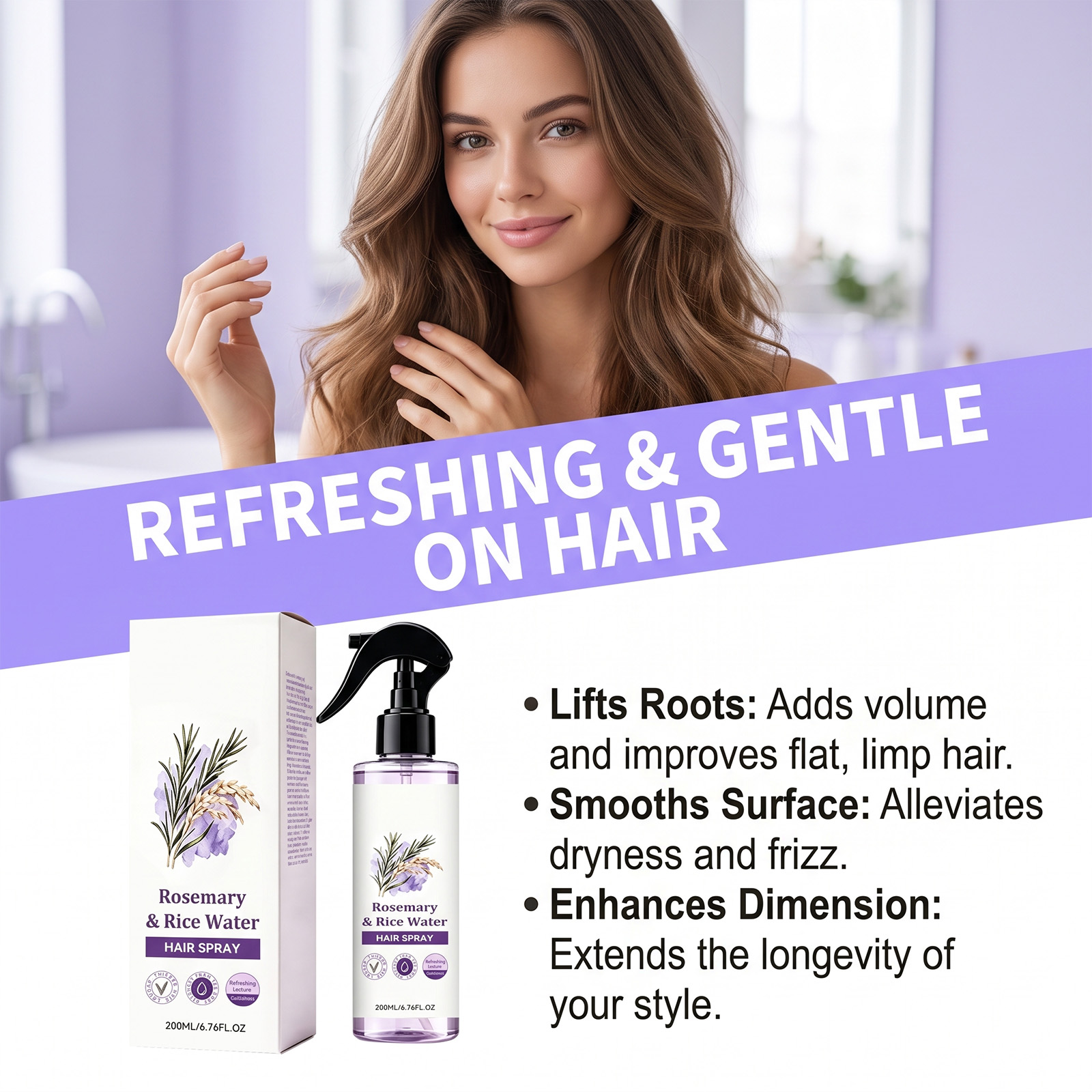 Rosmarin-Reiswasser Haarnebel  – Hair Care With Rice Water Bewertung und Preis