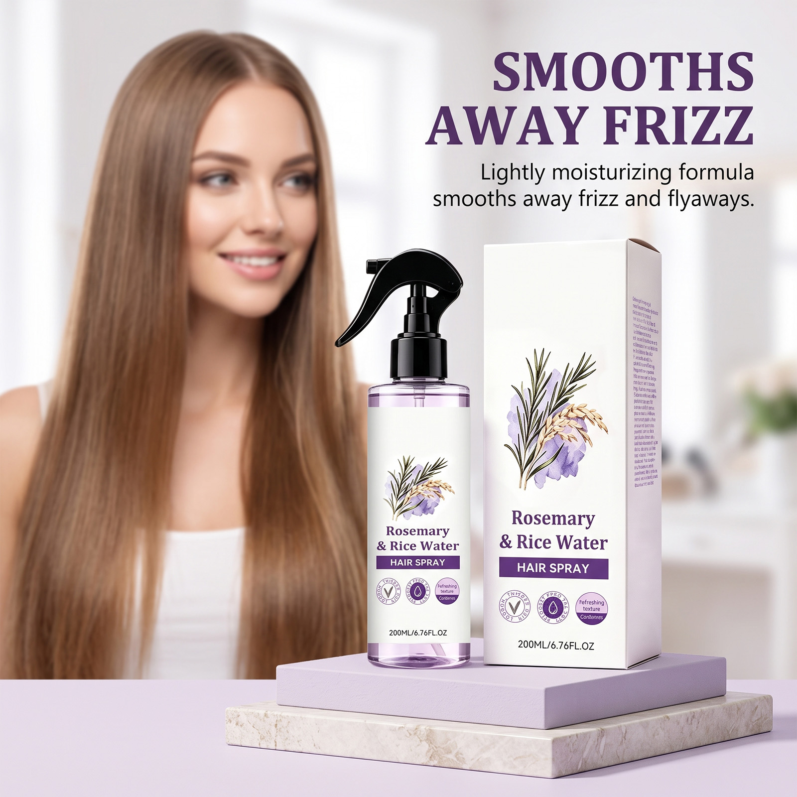 Rosmarin-Reiswasser Haarnebel  – Hair Care With Rice Water Bewertung und Preis