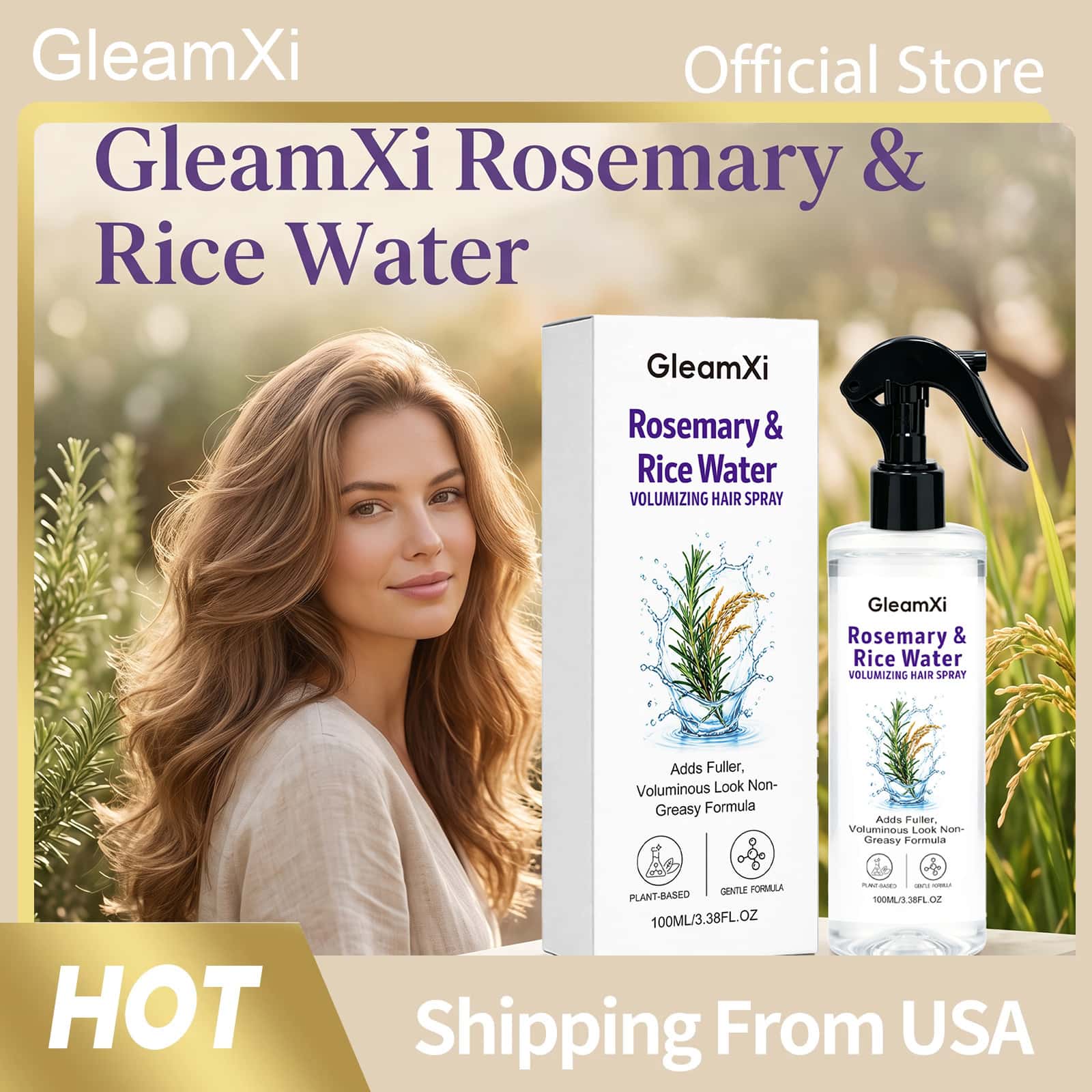 GleamXi Rosmarin-Reiswasser Ha – Hair Care With Rice Water Bewertung und Preis