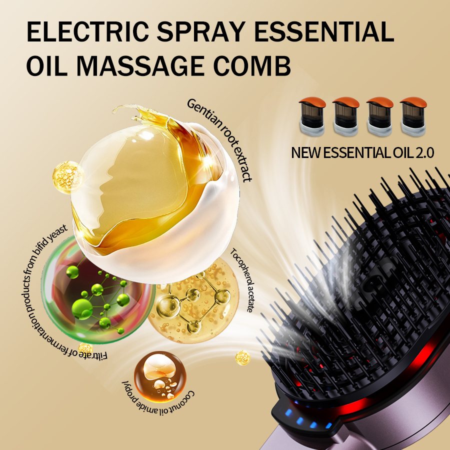 4-in-1-Massagekamm, ätherische – Hair Care Oil Bewertung und Preis