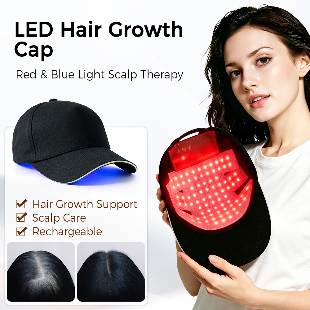 LED-Haarwuchskappe mit Rot-Bla – Hair Care Basic Bewertung und Preis