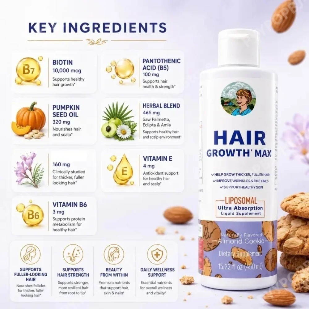 Liposomales Haarwuchsmittel, S – Hair Care Vitamin E Bewertung und Preis