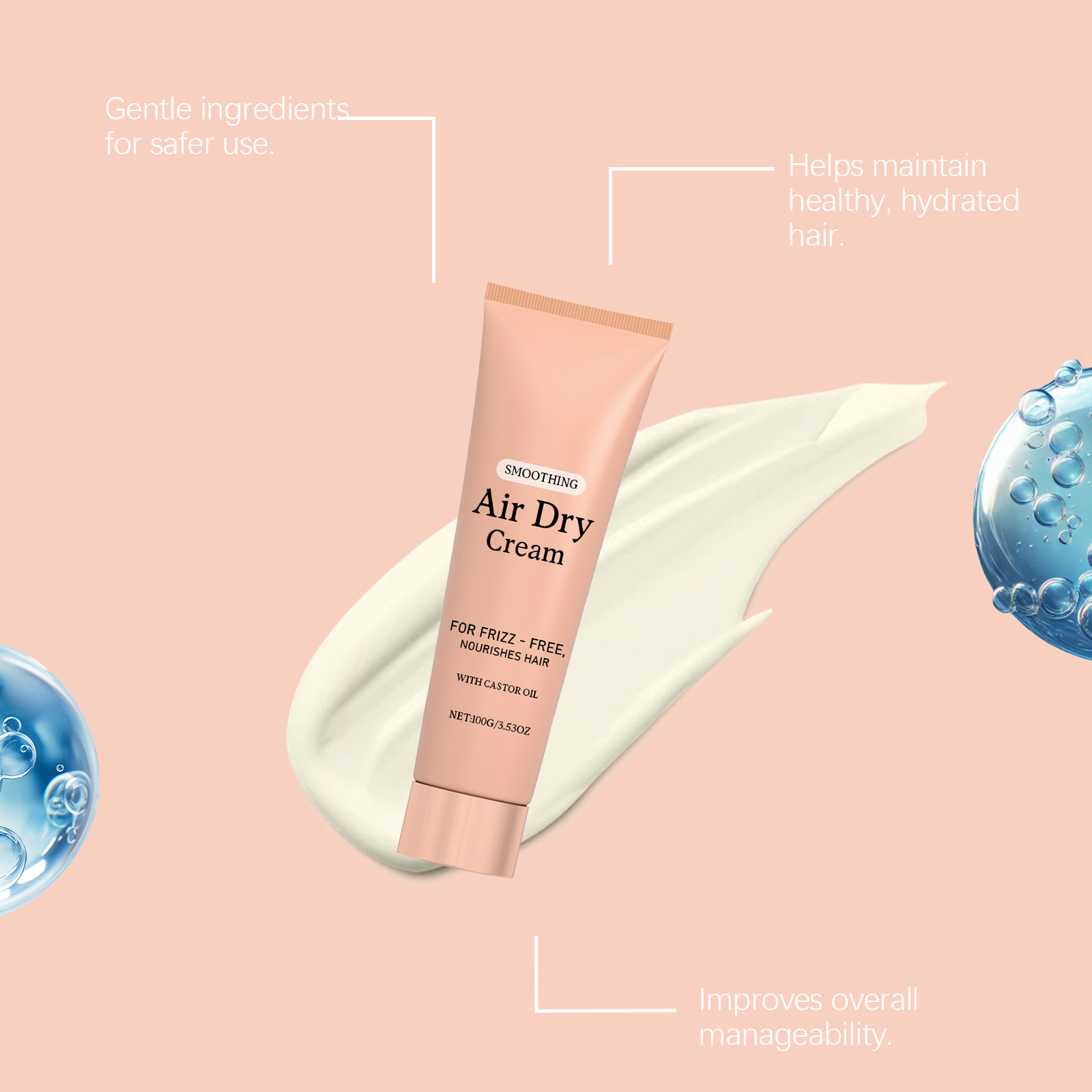 Lufttrocknende Glättungscreme  – Hair Care Cream Bewertung und Preis