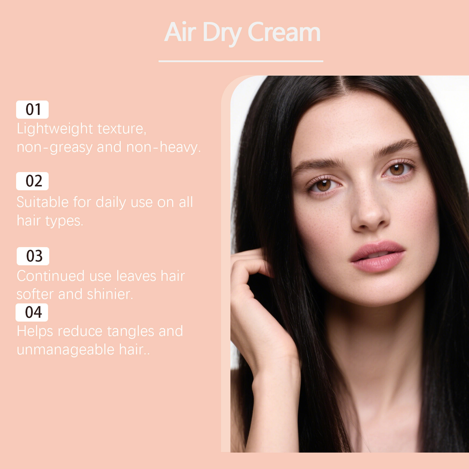 Lufttrocknende Glättungscreme  – Hair Care Cream Bewertung und Preis