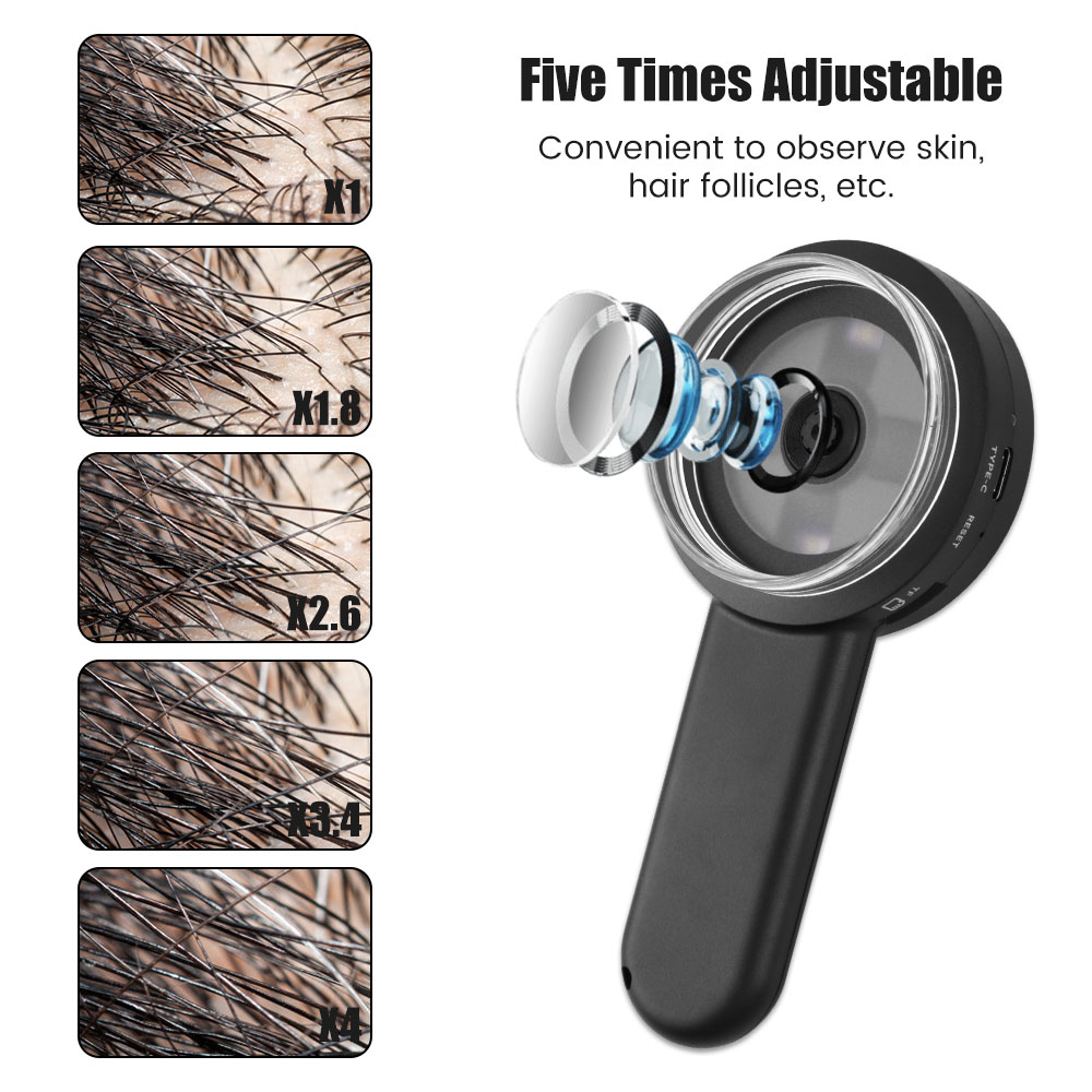 Handheld-Dermatoskop, 100-fach – Hair Porosity Test Bewertung und Preis